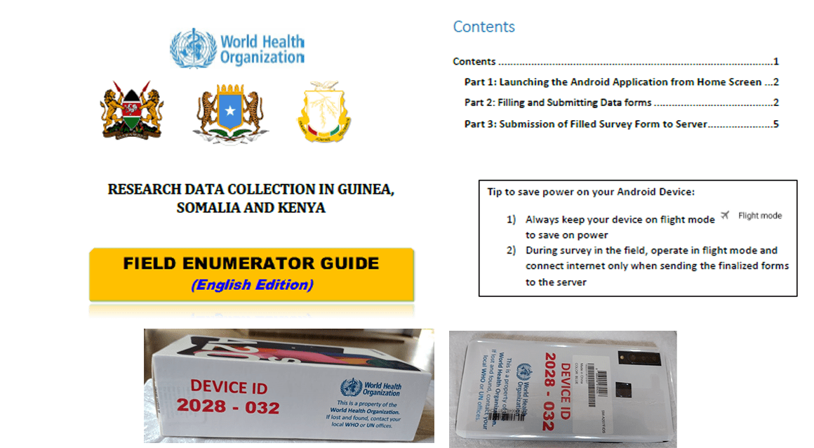 Contracted Data and Survey Management Support for a Study to be Conducted in Kenya, Guinea, and Somalia